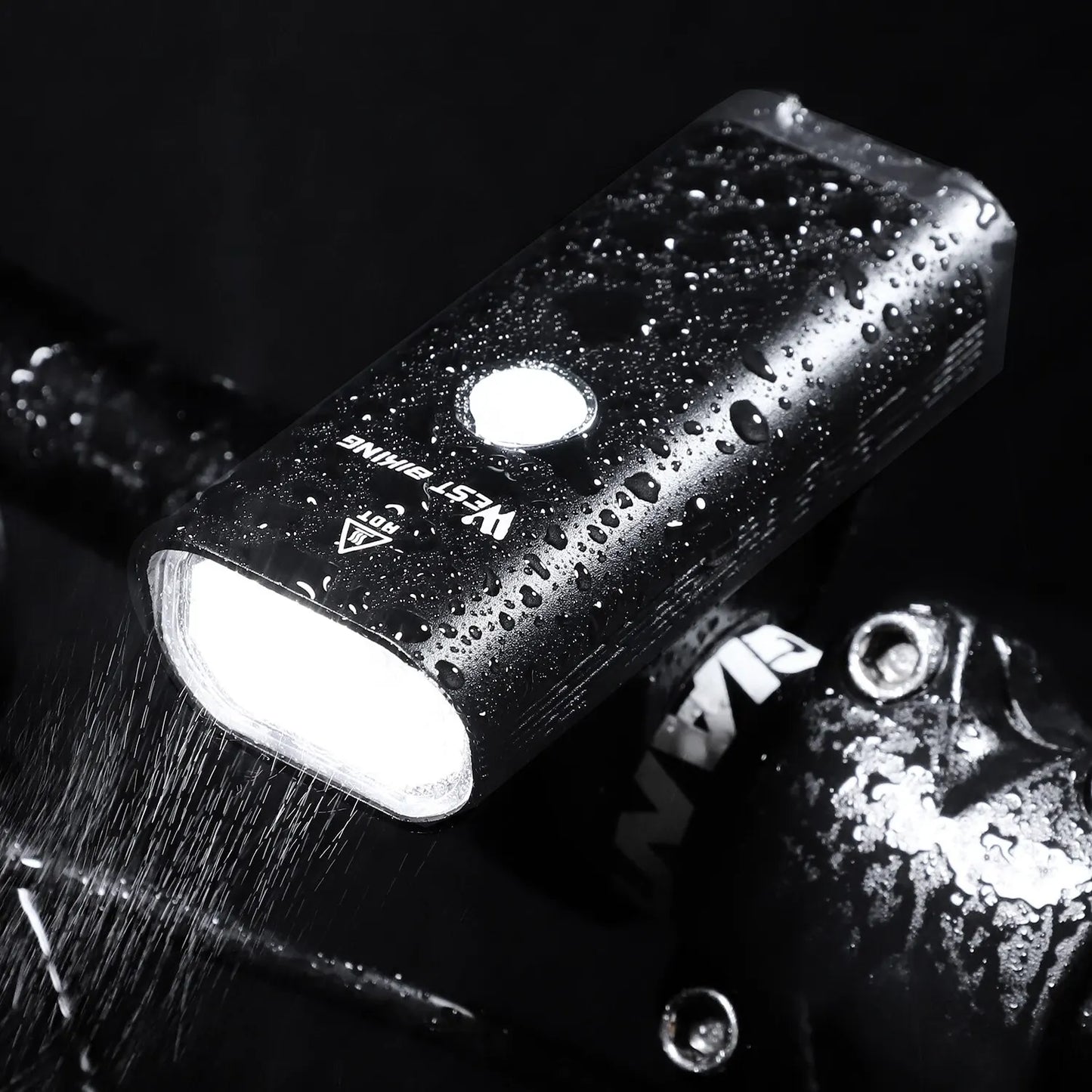 WEST BIKING USB wiederaufladbares LED-Fahrradlicht