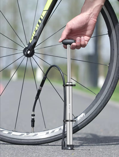 WEST BIKING Tragbare Fahrradpumpe mit langem Schlauch
