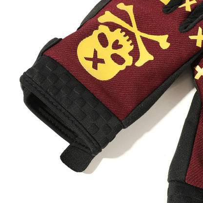 Skull & Bones Full Finger Touchscreen Riding Gloves