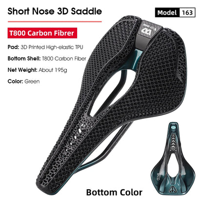 WEST BIKING Ultralight T800 Carbon Fibre Saddle