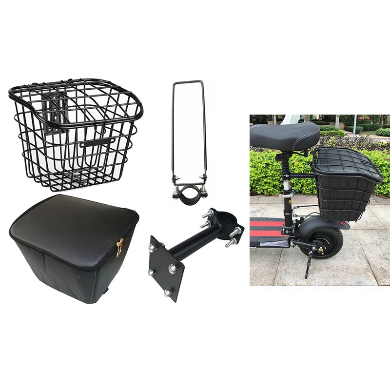 Waterproof Electric Scooter Storage Basket for KUGOO M4 Pro & Xiaomi M365