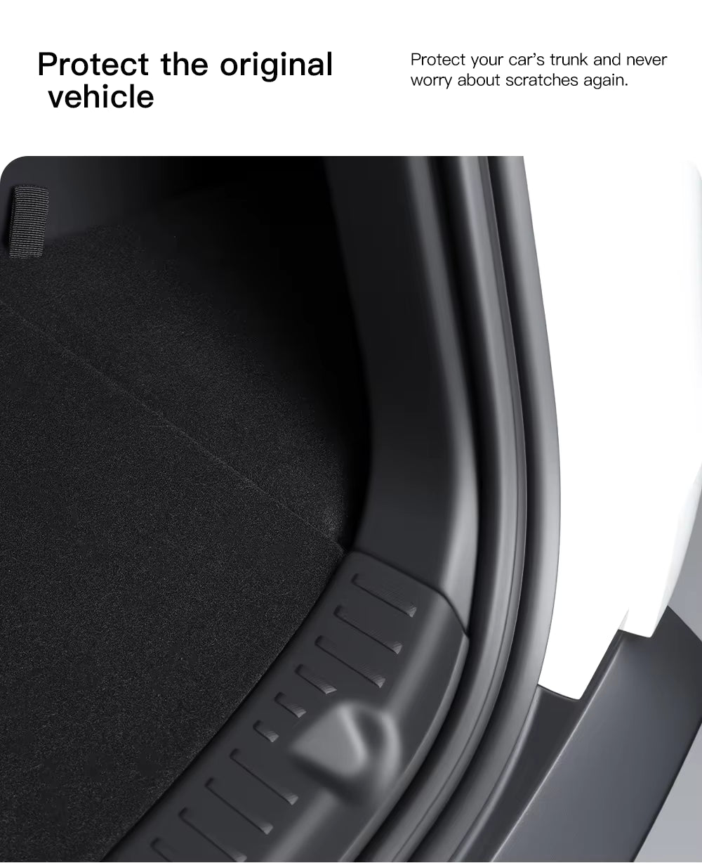 Tesla Model Y Juniper Kofferraum-Seitenverkleidung Anti-Kick-Schutz-Set