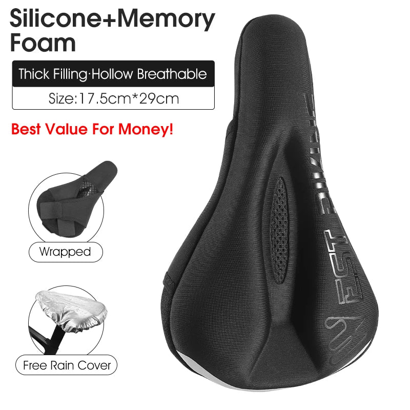 WEST BIKING Silicone Memory Saddle Foam Cover
