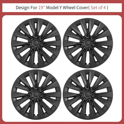 Tesla Model Y 19-Inch Full-Rim Hub Caps 2020–2024