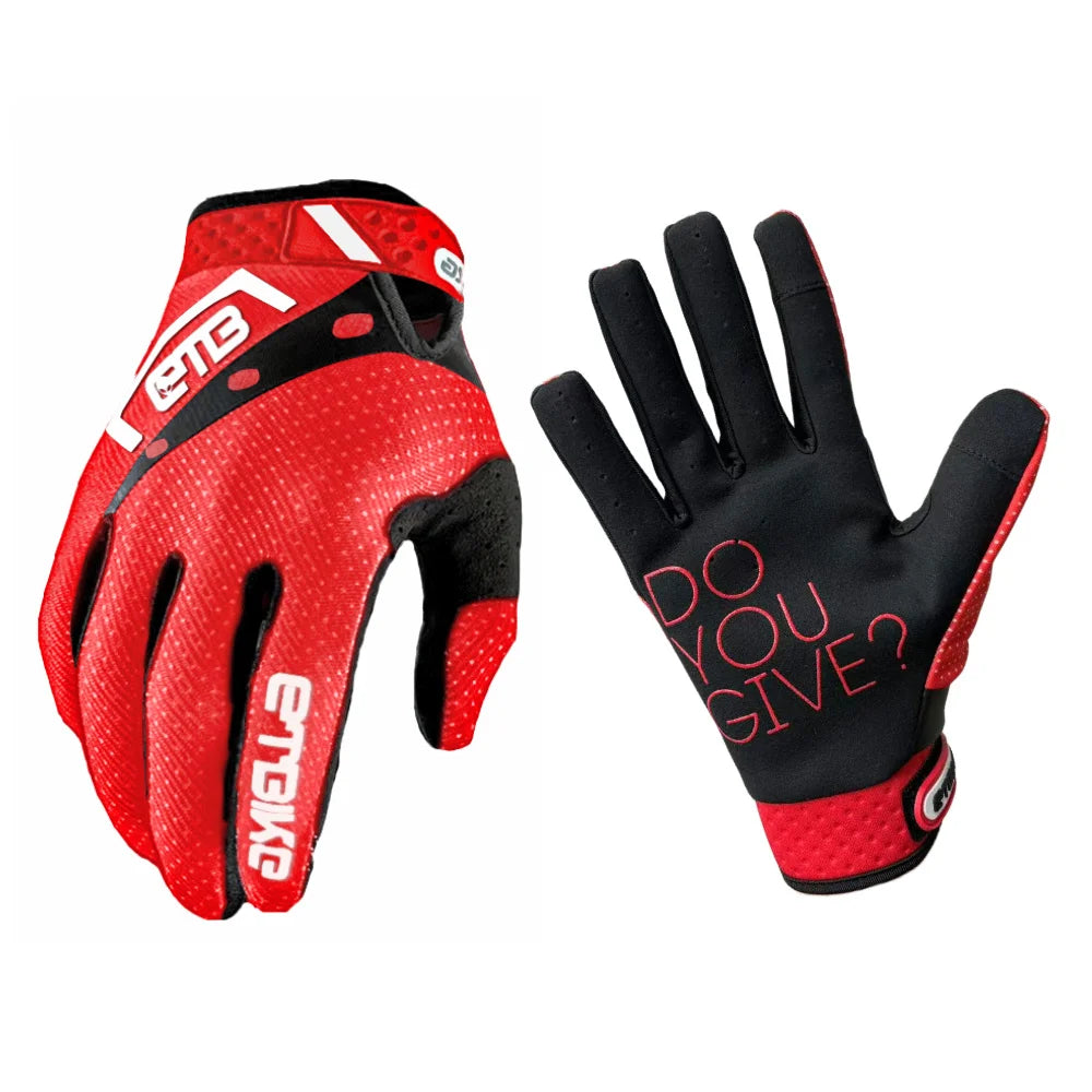 ETBIKE Full Finger Riding Gloves with Touchscreen Support