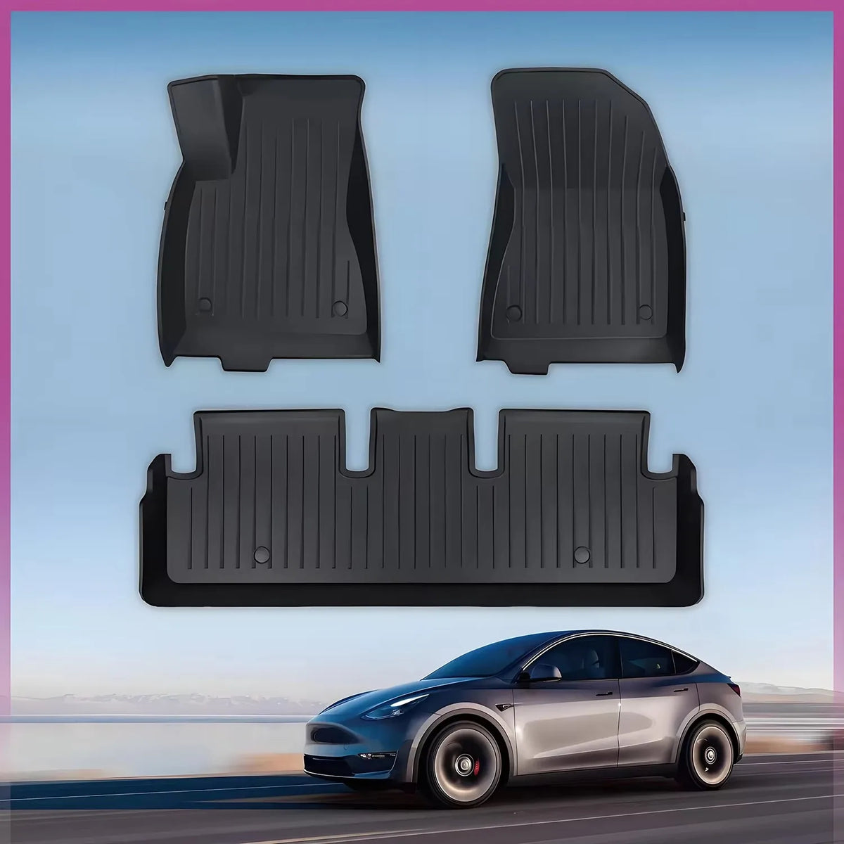 Tesla Model 3 / Model Y TPE Floor Mats 2019–2024
