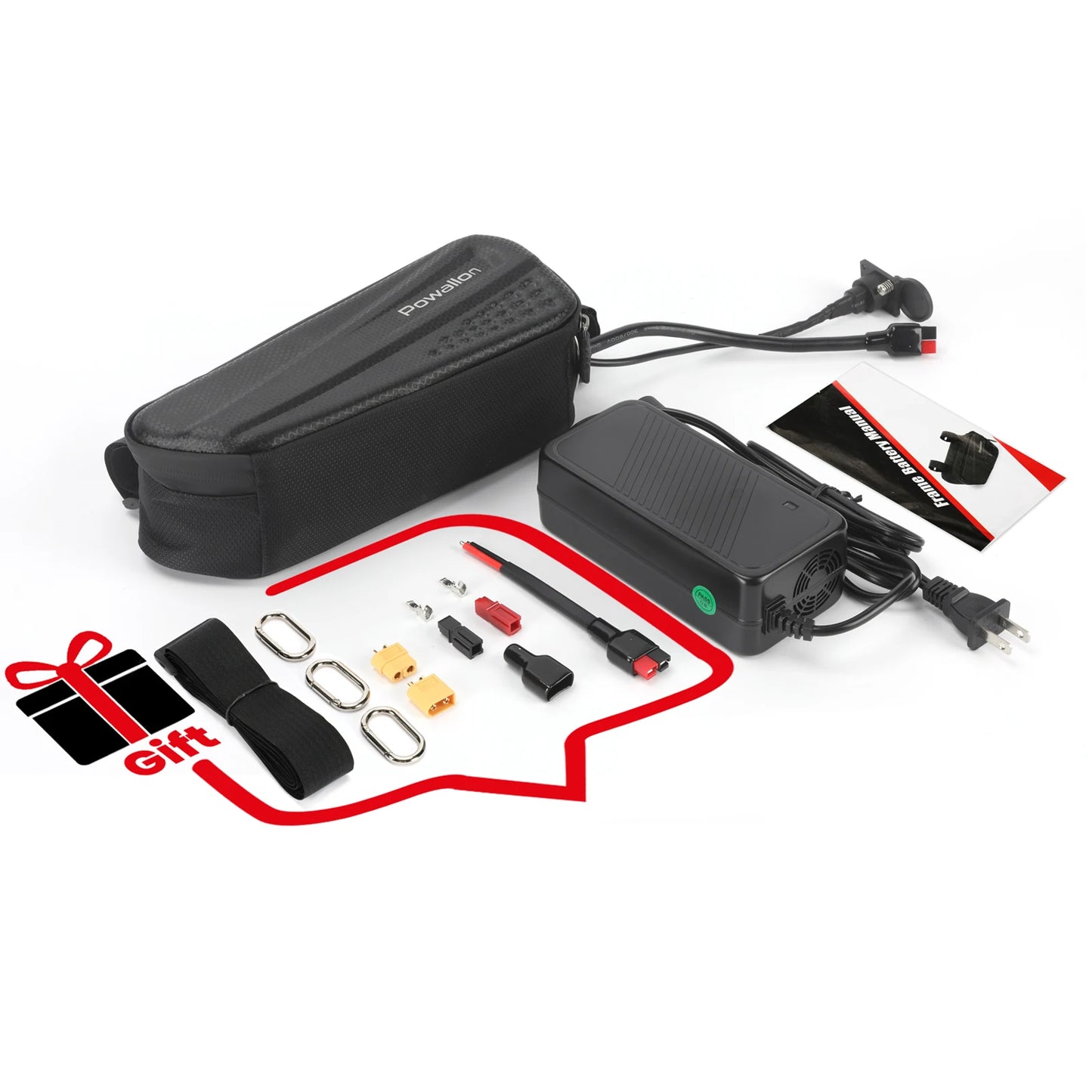 Dreieckiger 36V 48V E-Bike Akku - 10Ah 13Ah 20Ah