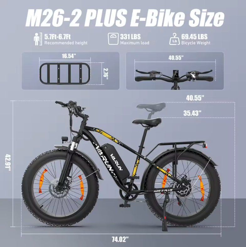 VARUN M26-2 Plus Electric Bike