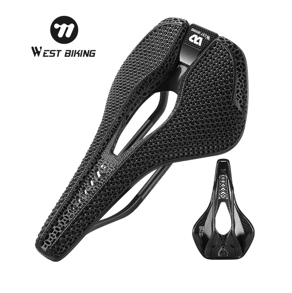 WEST BIKING Ultralight T800 Carbon Fibre Saddle