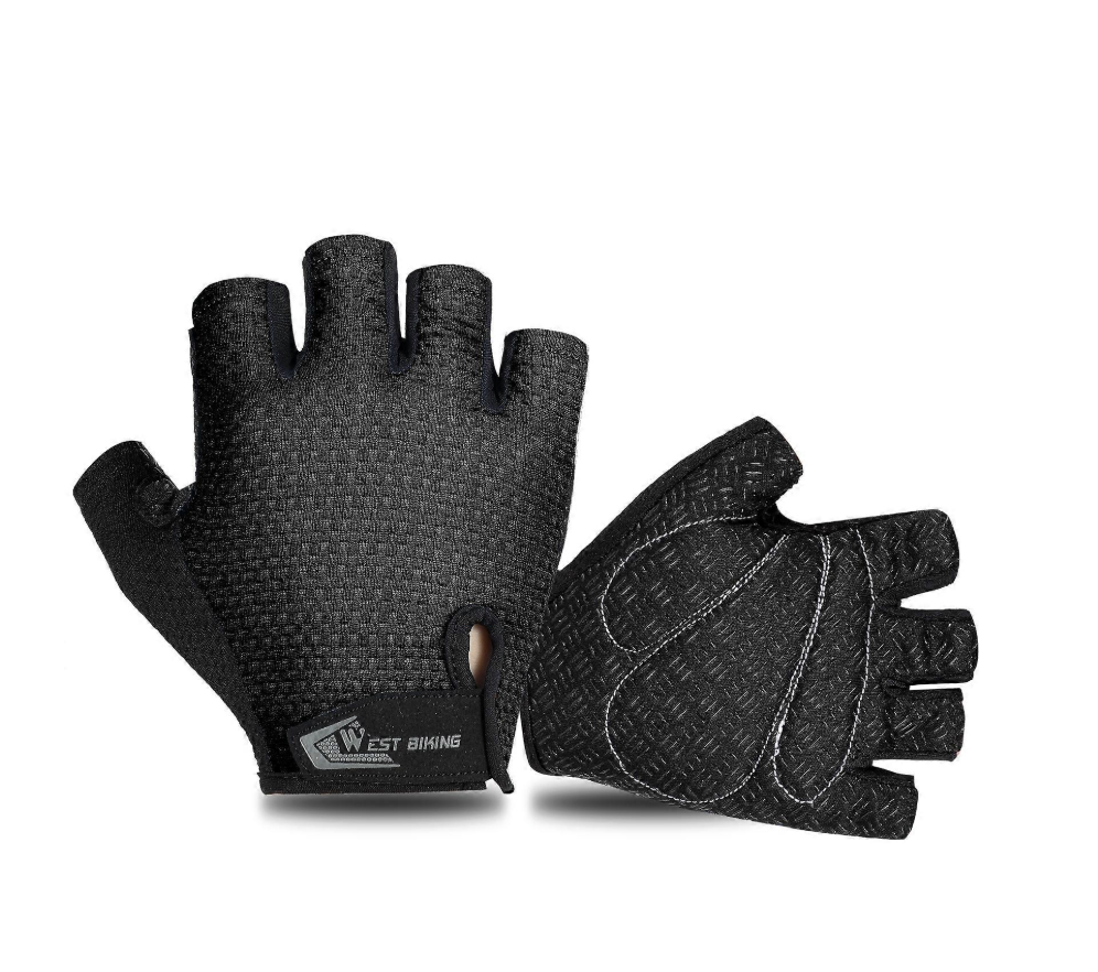 WEST BIKING Kurze Fahrradhandschuhe
