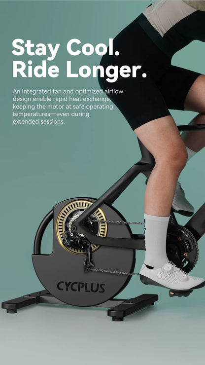 CYCPLUS R200 Smart Bike Trainer – 2200W Indoor-Trainer mit ANT+ & Bluetooth