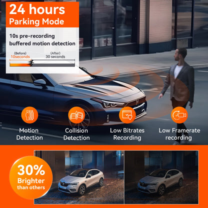 Caméra embarquée 4 canaux Vantrue N5 à 360° avec WiFi, GPS et vision nocturne infrarouge