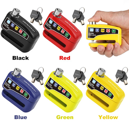 Bike Alarm Disc Brake Lock with Keys