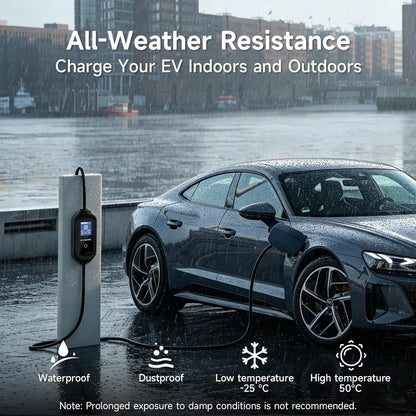 AFYEEV Portable Type 2 EV Charger 13A UK Plug / 32A CEE Plug