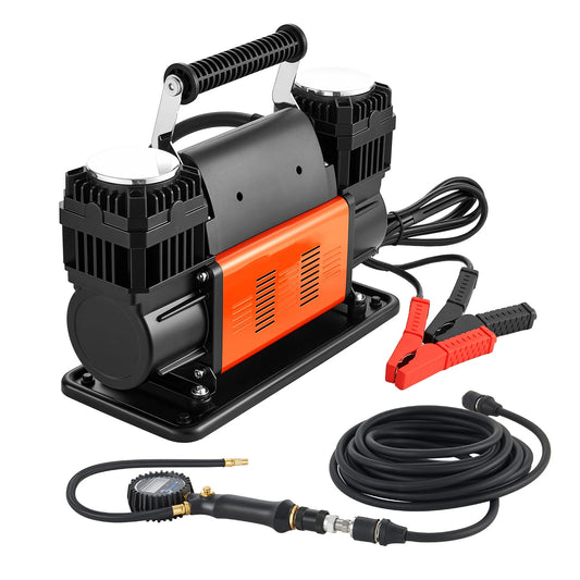 Compresseur d'air robuste à double cylindre 150 PSI YD-127-C