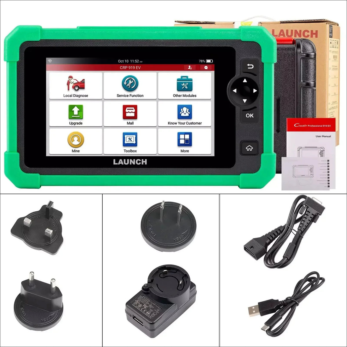 LAUNCH CRP919 EV New Energy Vehicle Diagnostic Scanner
