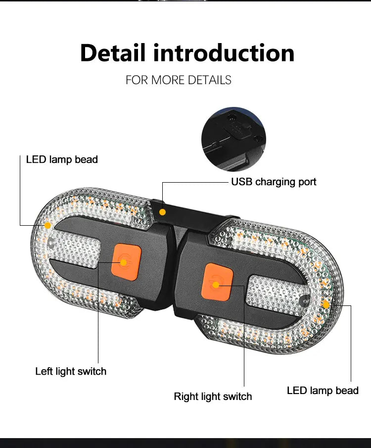 Drahtlose Funkfernbedienung Fahrrad Blinker LED Rücklicht