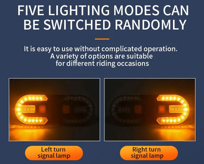 Drahtlose Funkfernbedienung Fahrrad Blinker LED Rücklicht