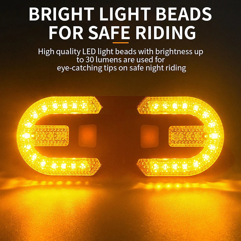 Drahtlose Funkfernbedienung Fahrrad Blinker LED Rücklicht