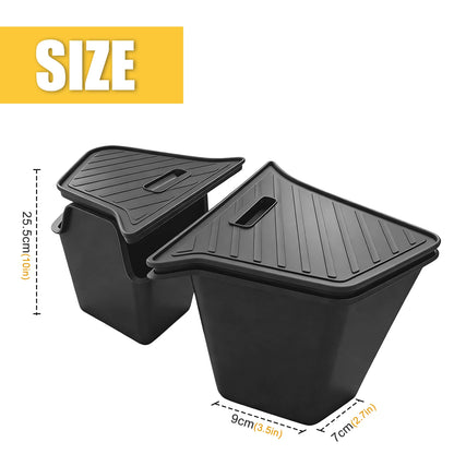 Tesla Model Y Juniper 2025-2026 TPE Trunk Side Storage Bins 3-Piece Set