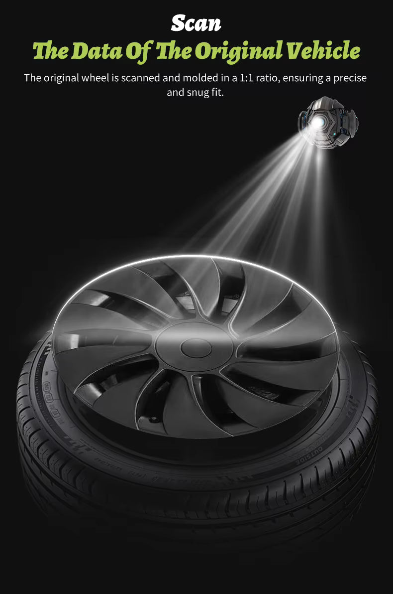 Tesla Model Y Juniper 19-Inch Smooth Style Hub Caps 2025–2026