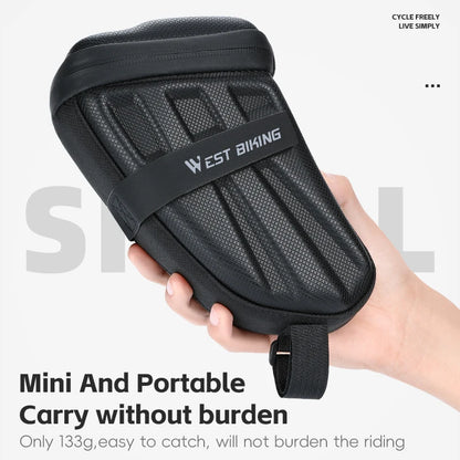WEST BIKING 1.8L Hard Shell Saddle Bag