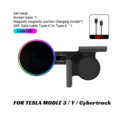 Magnetic Wireless Charging Phone Mount for Tesla / BYD
