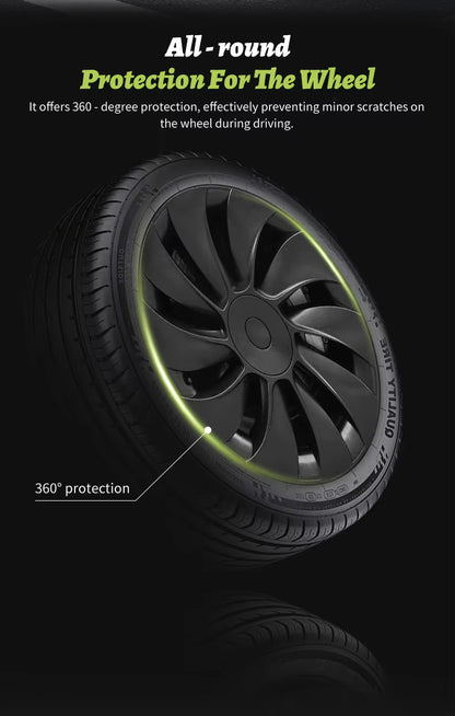 Tesla Model Y Juniper 19-Inch Smooth Style Hub Caps 2025–2026