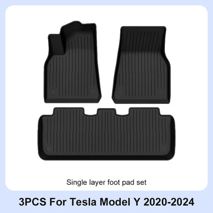 Tesla Model Y 2020-2024 TPE-Fußmatten und rutschfeste Innenauskleidungen
