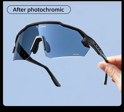 WEST BIKING UV400 Anti-fog Photochromic Glasses