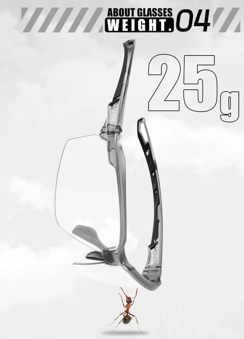 SCVCN Photochromic Cycling Sunglasses UV400 Sports Glasses