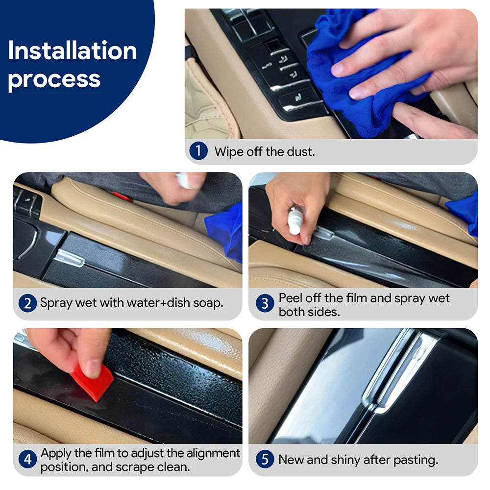 BYD Song Plus Interior TPU Protective Film Kit, 39-Piece Set