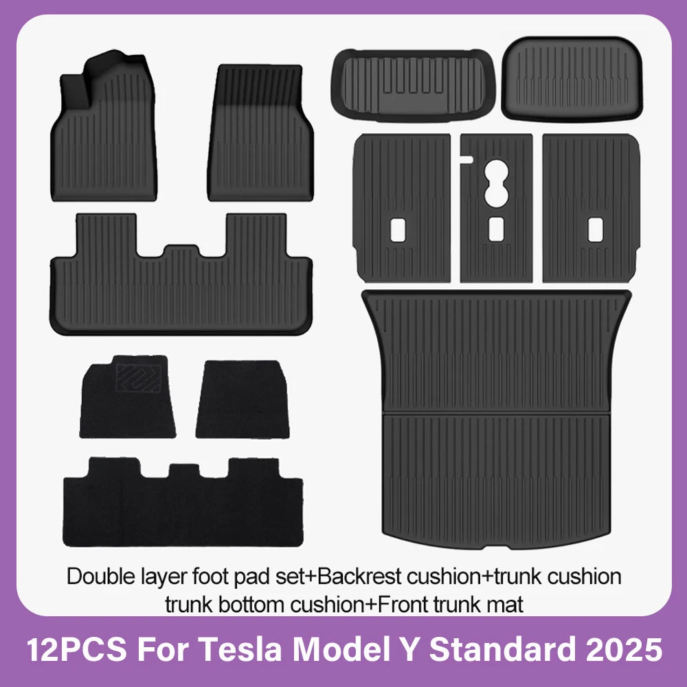 Tesla Model Y Juniper TPE Floor Mats