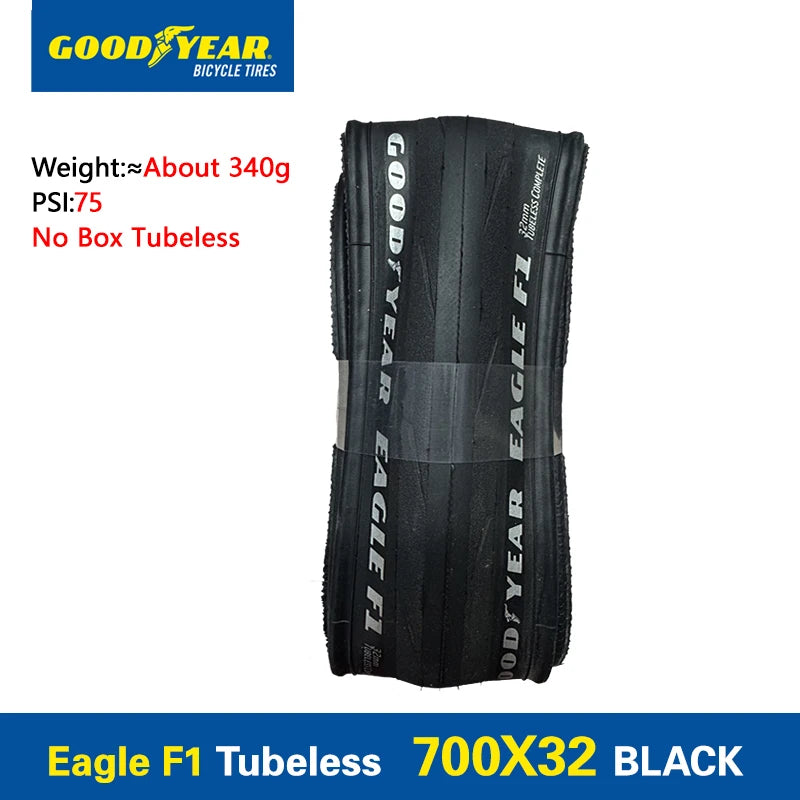 Goodyear Eagle F1 Supersport Road Bike Tyre 700C Folding Clincher & Tubeless