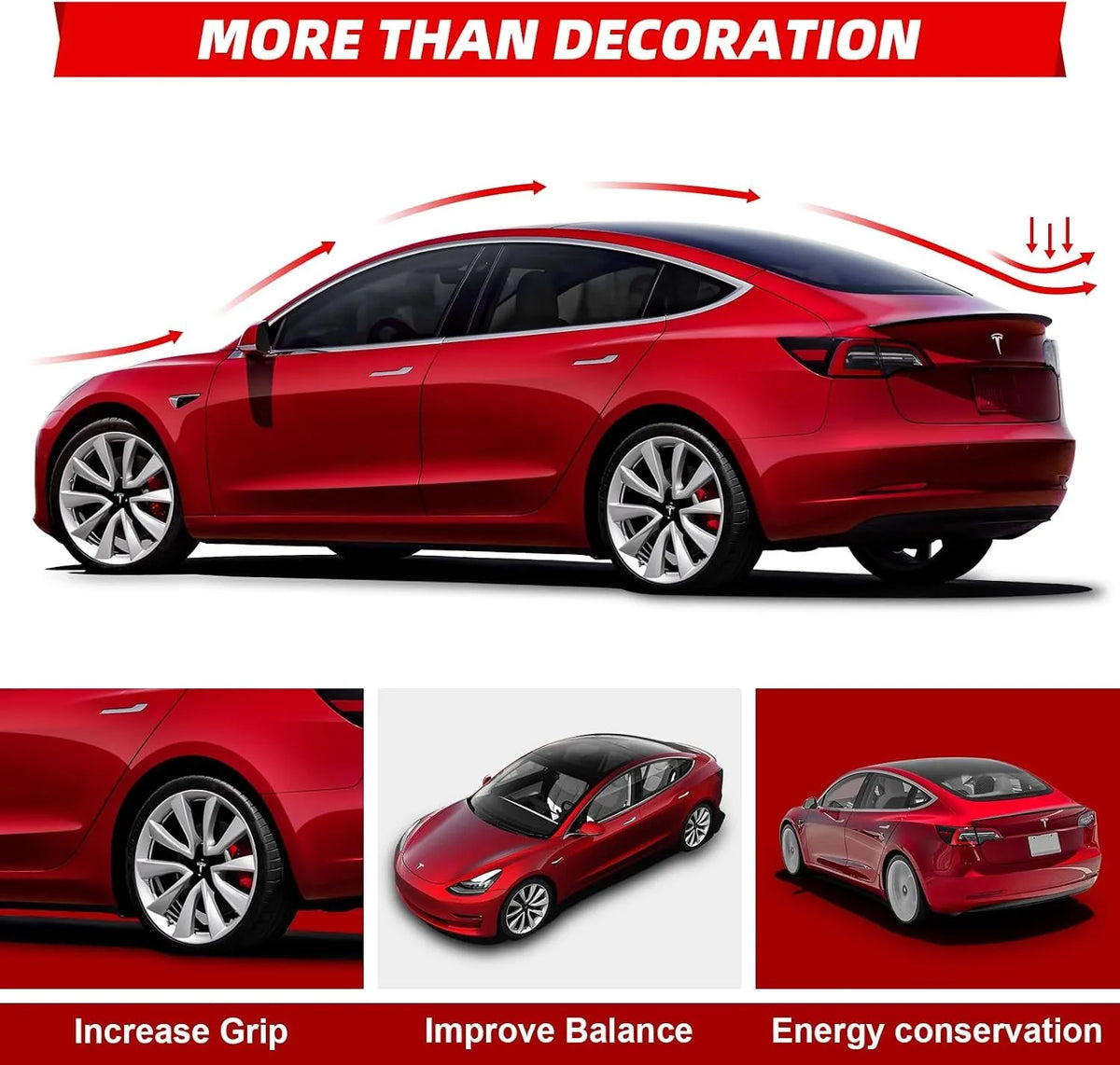 Tesla Model Y 2020-2024 Heckklappenspoiler