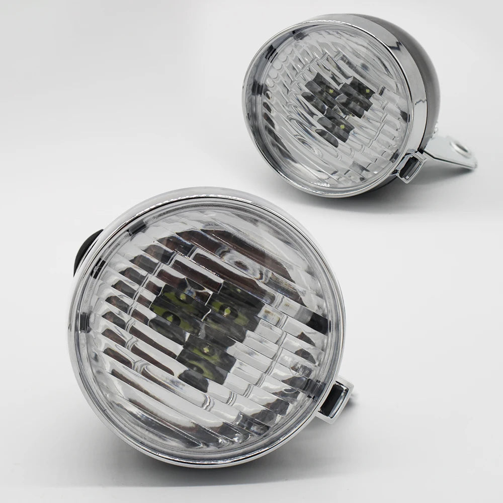 Klassischer 3-LED-Fahrradscheinwerfer