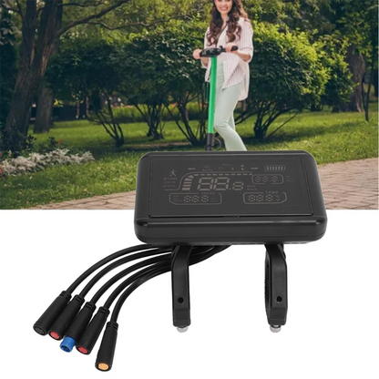 Electric Scooter Display Control Panel with Speed & Power Indicators