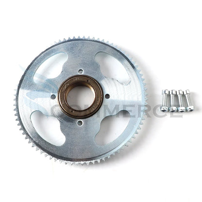 25H 80T Kettenrad und Freilaufadapter für Hinterrad