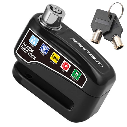 Bike Alarm Disc Brake Lock with Keys