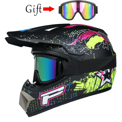 ORZ-905 Off-Road-Motorradhelm, Fahrrad-Geschwindigkeitsabfall, DH-Integralhelm, Rallye-Offroad-Helm