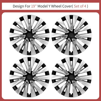 Tesla Model Y 19-Inch Full-Rim Hub Caps 2020–2024