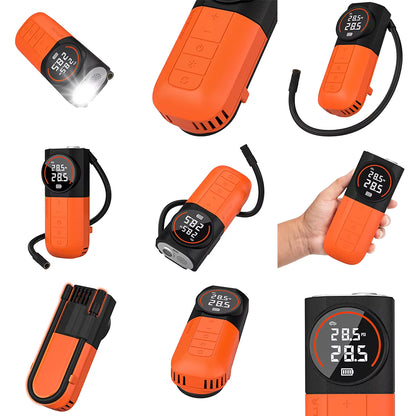 ETENWOLF S1 160 PSI Portable Tyre Inflator with 5200mAh Battery