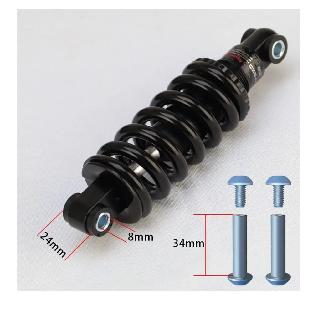 KS-260 Adjustable Coil Rear Shock Absorber for MTB, E-Bikes & Scooters