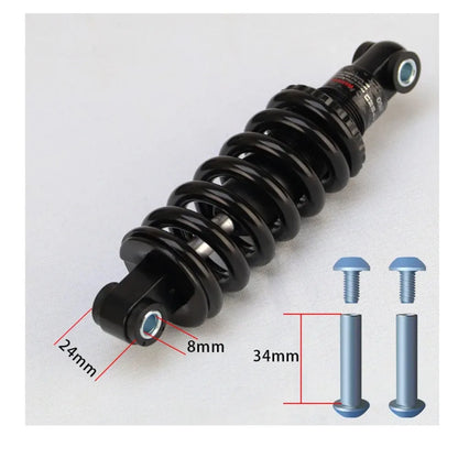 KS-260 Adjustable Coil Rear Shock Absorber for MTB, E-Bikes & Scooters