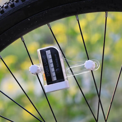 RGB LED Bicycle Wheel Spoke Light – USB Rechargeable Safety Signal Lamp