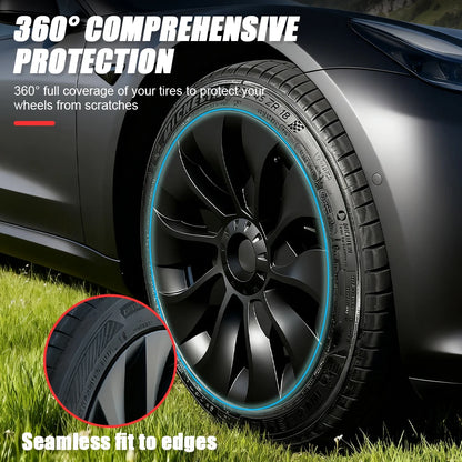 Tesla Model 3 18-Inch Performance Hub Caps 4-Piece Set