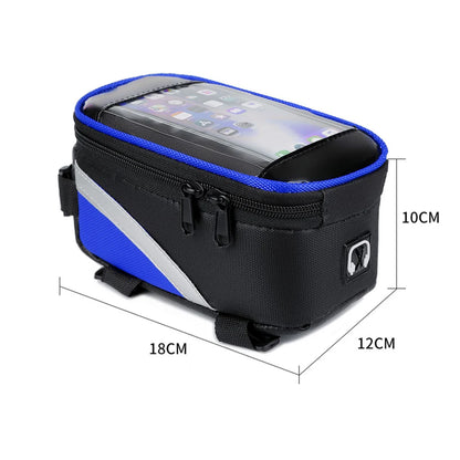 1L Bicycle Top Tube Phone Holder Frame Bag