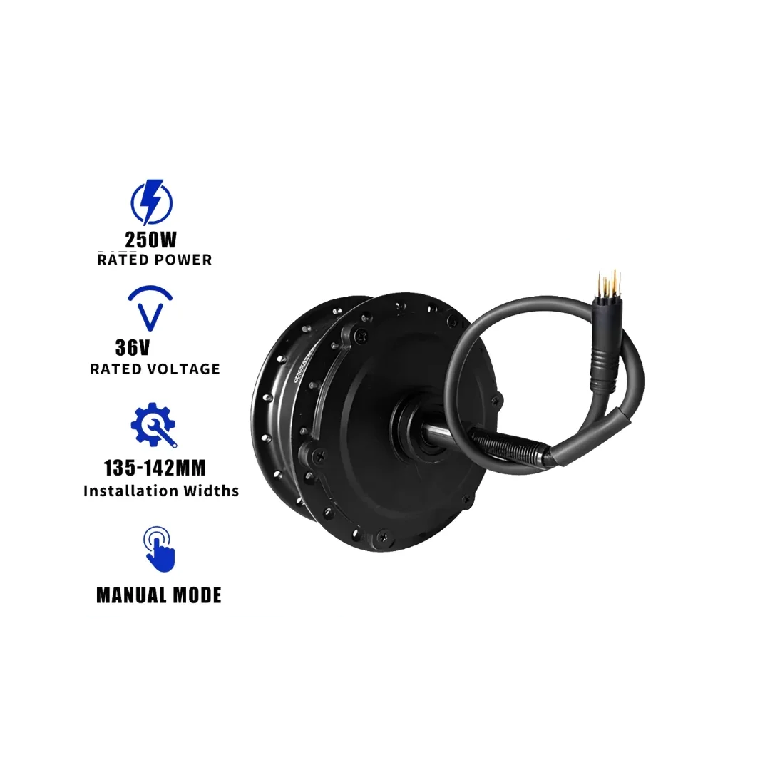 Kit de conversion pour vélo électrique avec moteur moyeu arrière 36V 250W