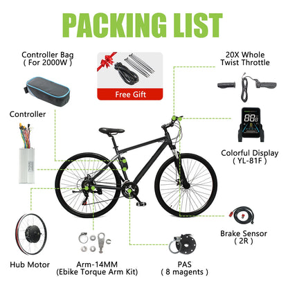 E-Bike Umbausatz 52V-72V / 2000W-3000W