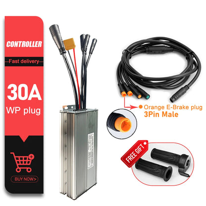 KT Waterproof E-Bike Controller 36V/48V – 14A to 35A Brushless Motor Controller